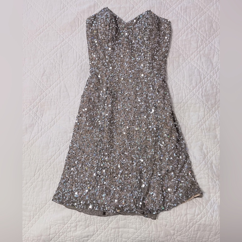 Scale Sequin Prom/Cocktail Dress, size 2
